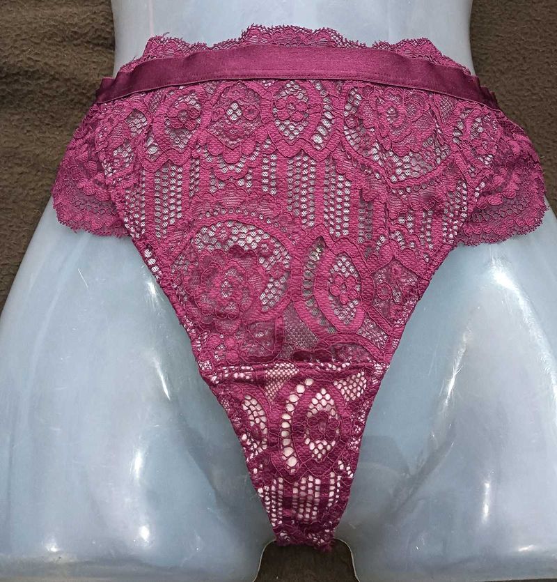 Burgundy Lace Brief🔥
