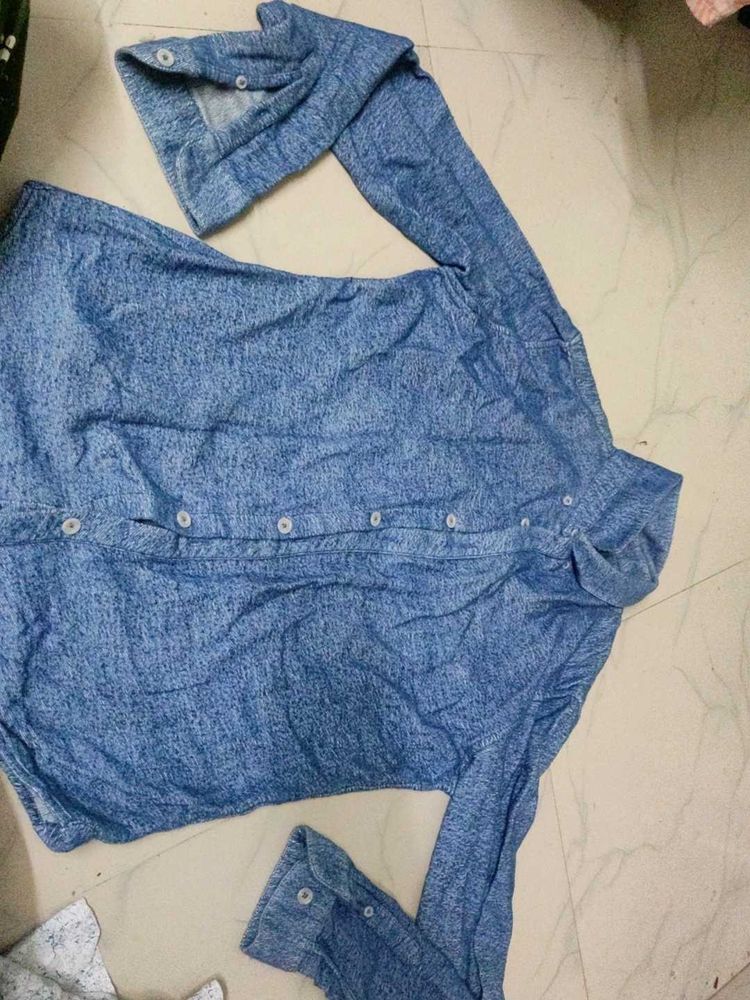 Blue Long Sleeve Shirt