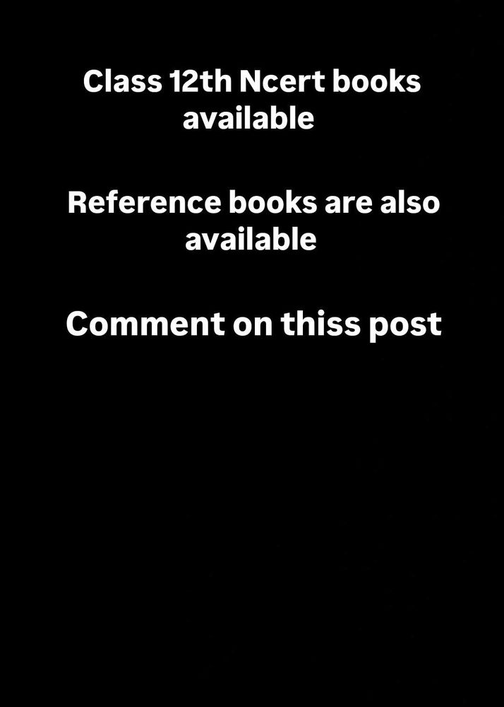 Ncert Class 12th Books For New Session