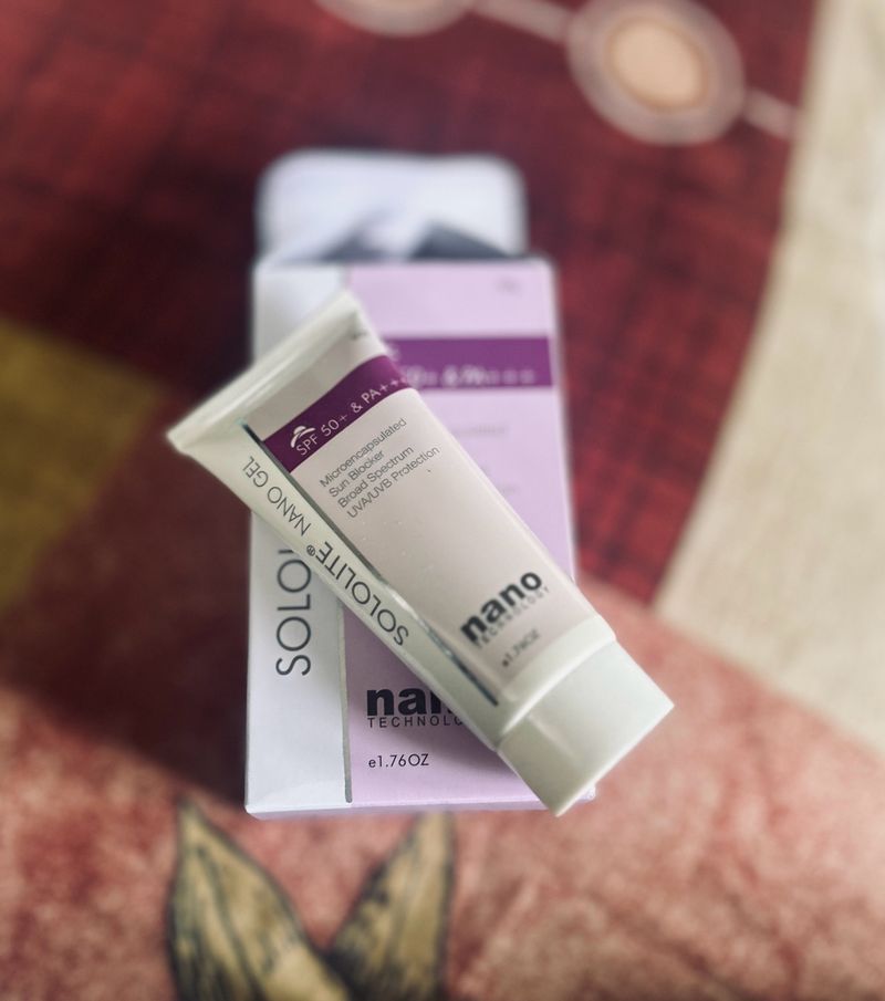 SOLOLITE Nano gel Sunscreen with SPF 50+ &amp; PA+++.