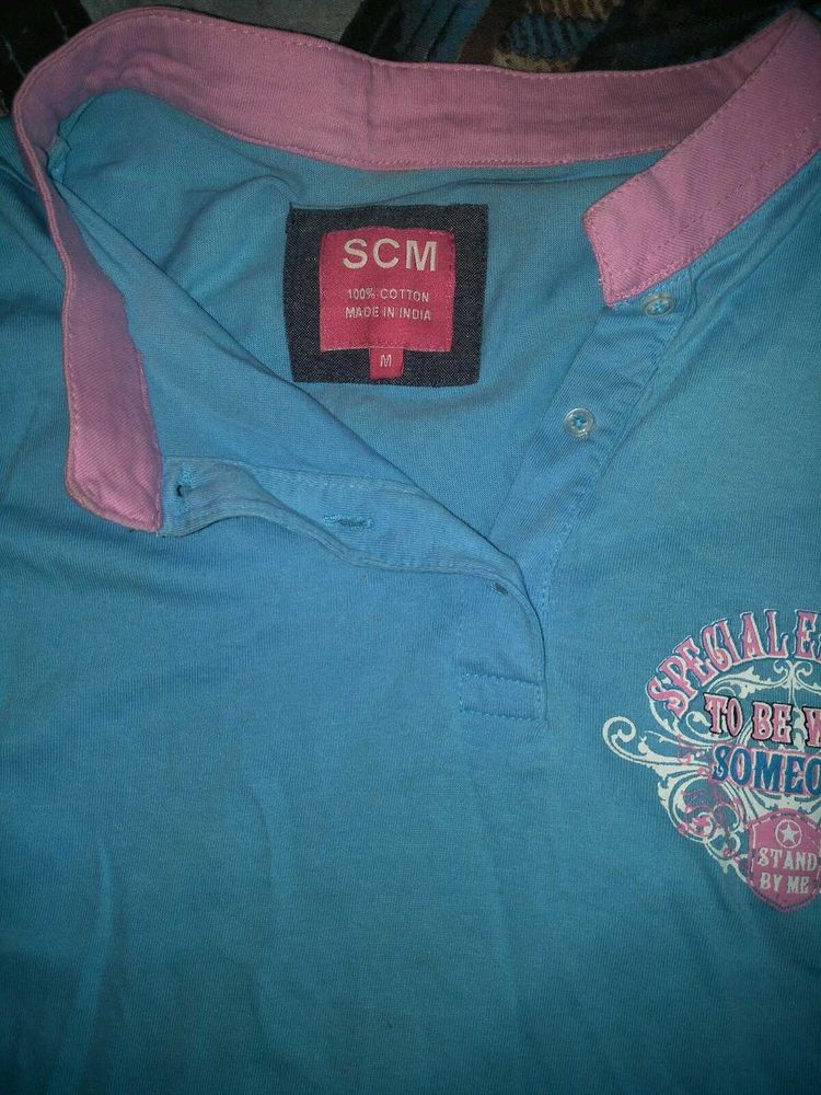 Stylish Blue T-Shirt