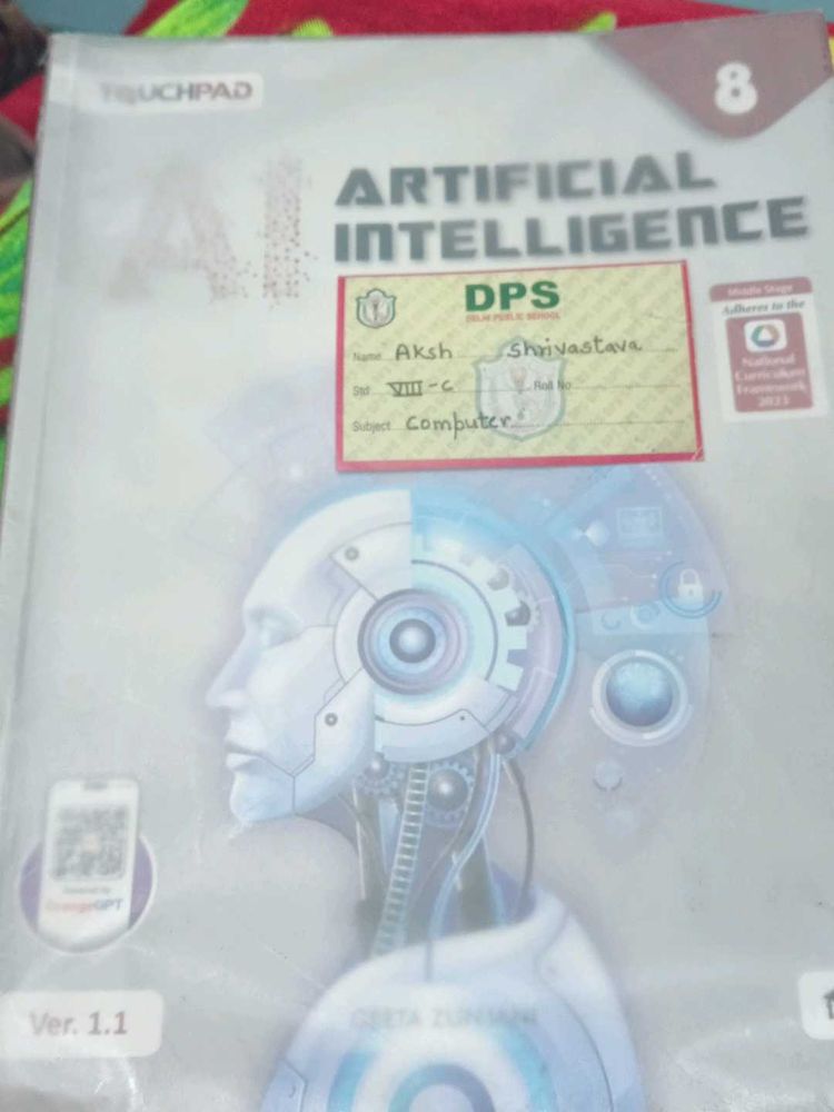 Artificial Intelligence Textbook - Grade 8