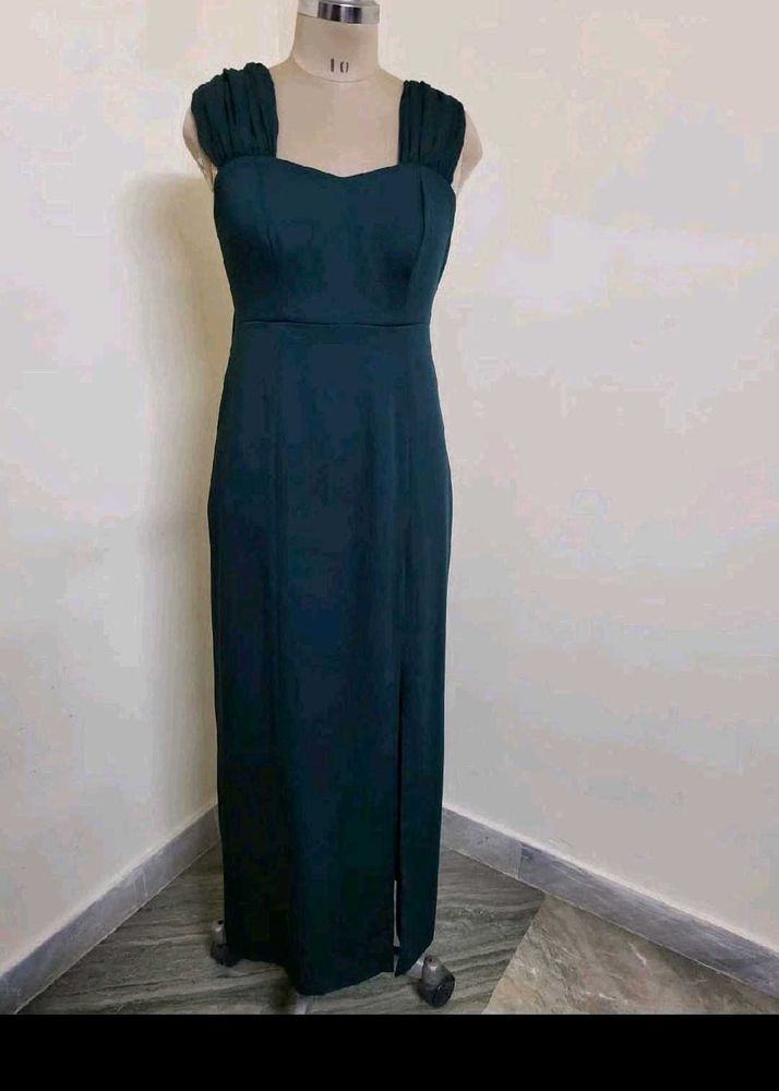 Bottle Green Gown