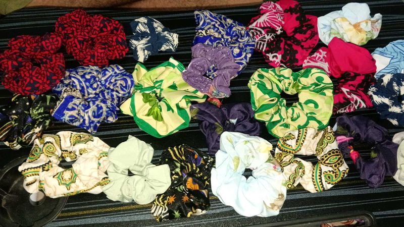 Scrunchie Lot - Handmade Fabrics