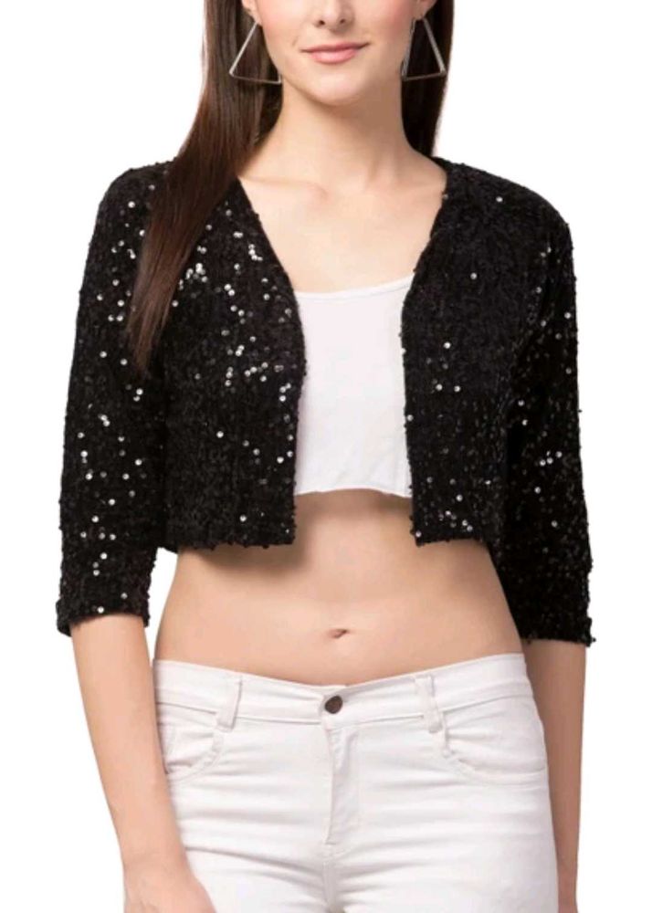 Sparkly Black Bolero Jacket