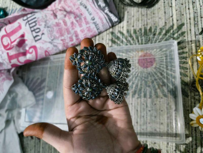 Oxidised Earrings
