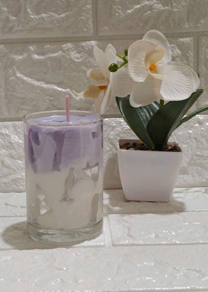 Lavender Latte Candle