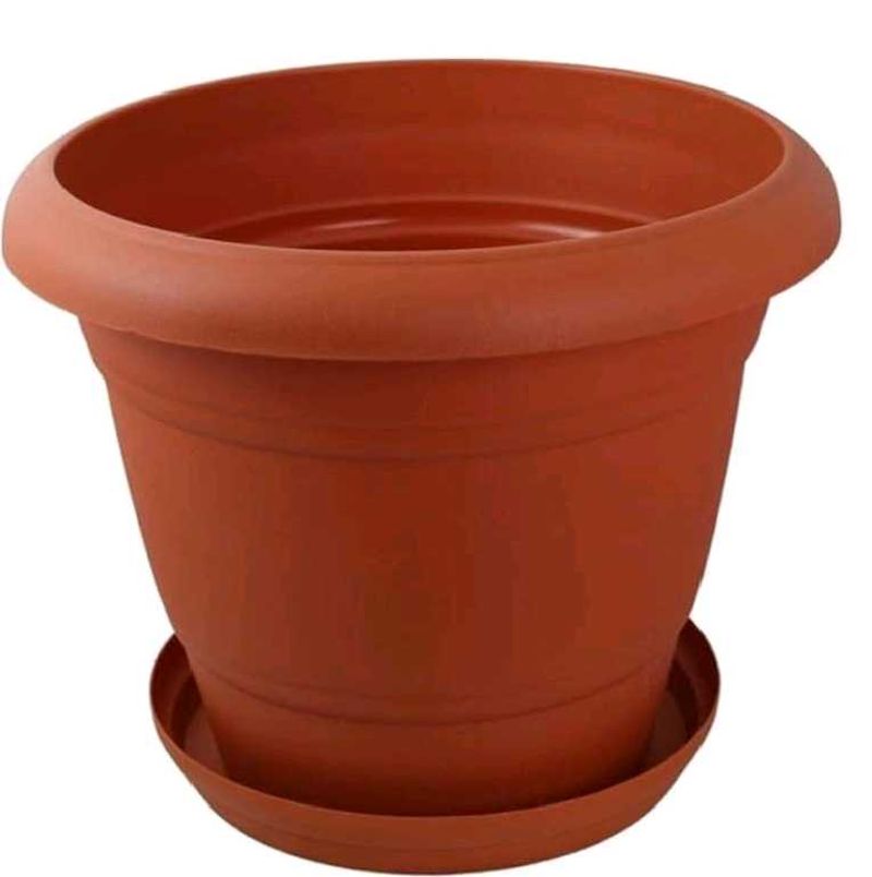 1 Pc. Brown Plastic Pot (21inch = 16.1cm)