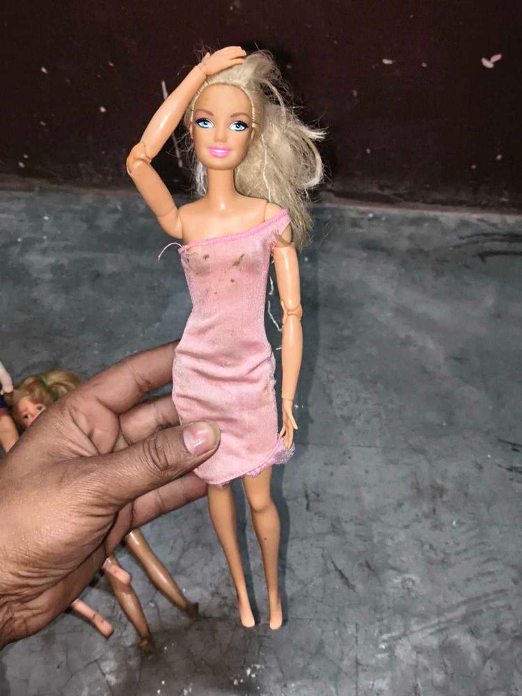 Barbie Doll in Pink Dress