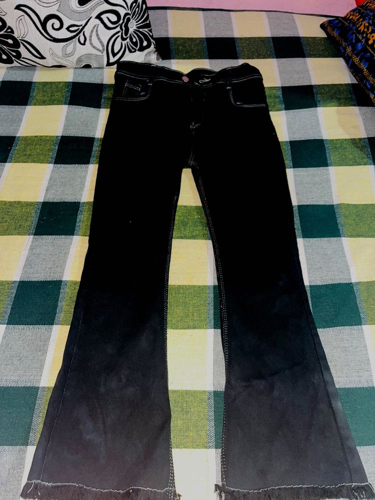 Black Flared Jeans