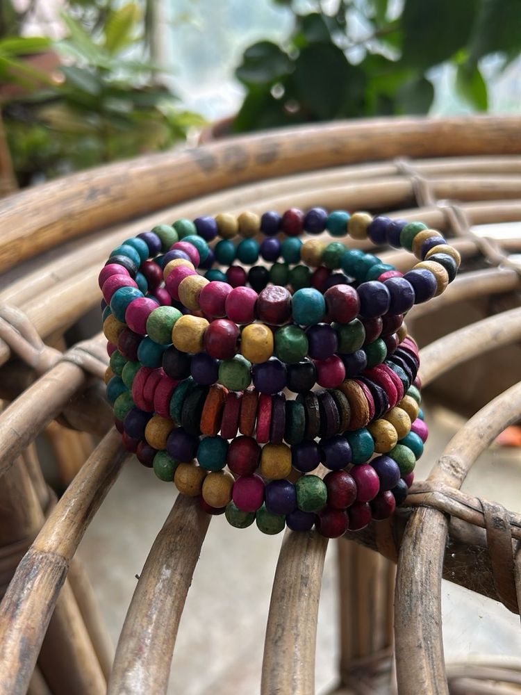 Boho Y2K Colourful Beaded Bracelet