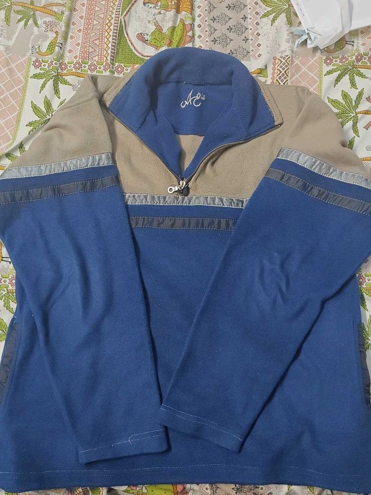 Two-Tone Pullover Sweater