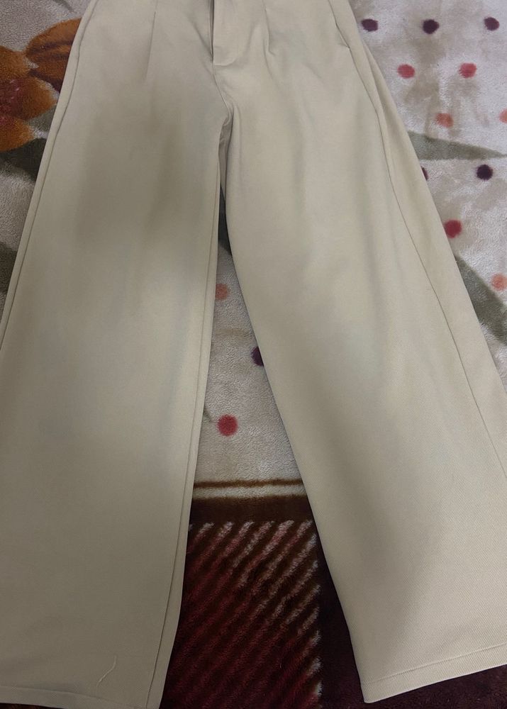 cream Trouser