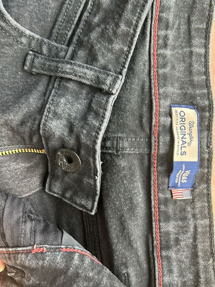 28 Waist Skinny Black Denim From Wrangler