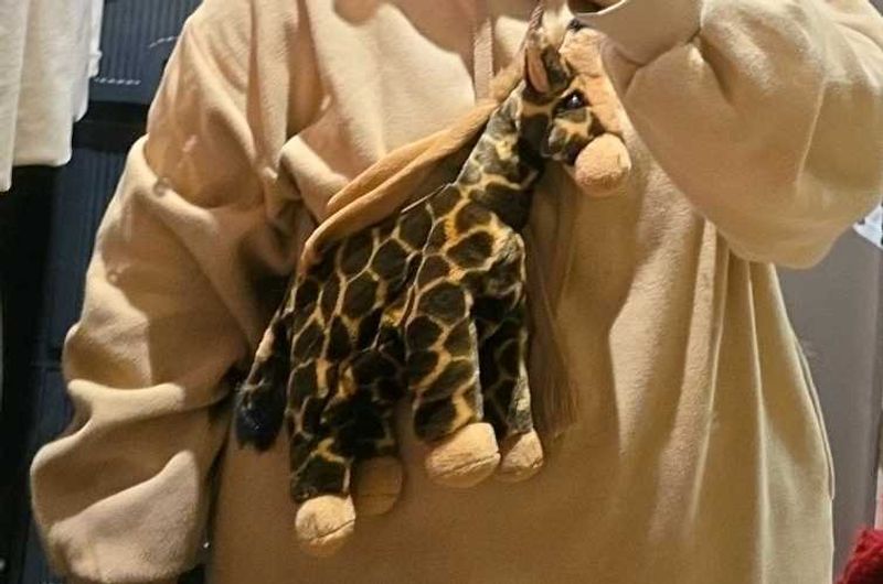 Giraffe Plush Novelty Bag