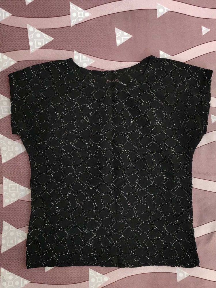 Black Lace Top