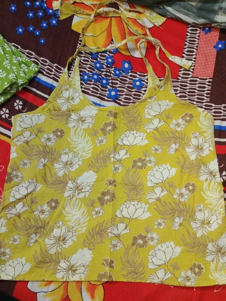 Floral Print Halter Top