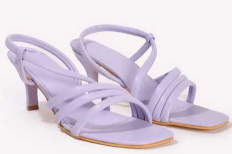 Women Open-Toe Kitten-Heeled Sandals