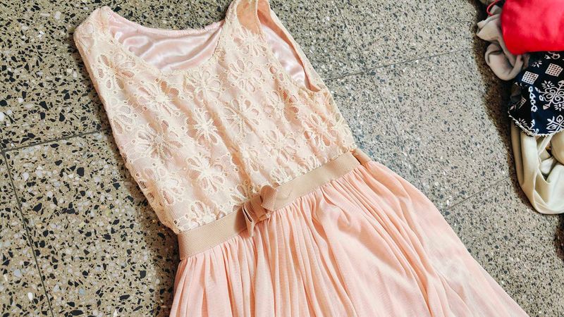 Cream Colour Mini Dress