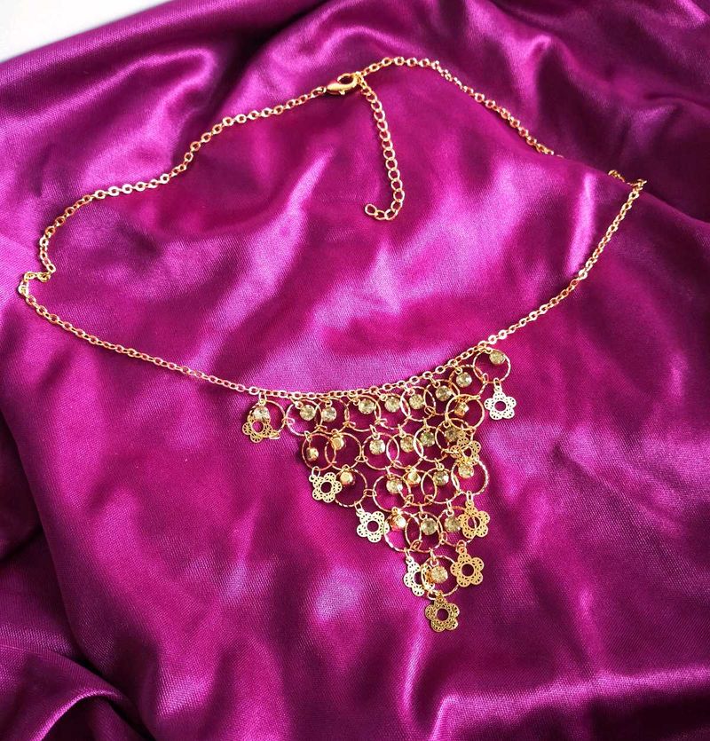 Gold Dangling Necklace
