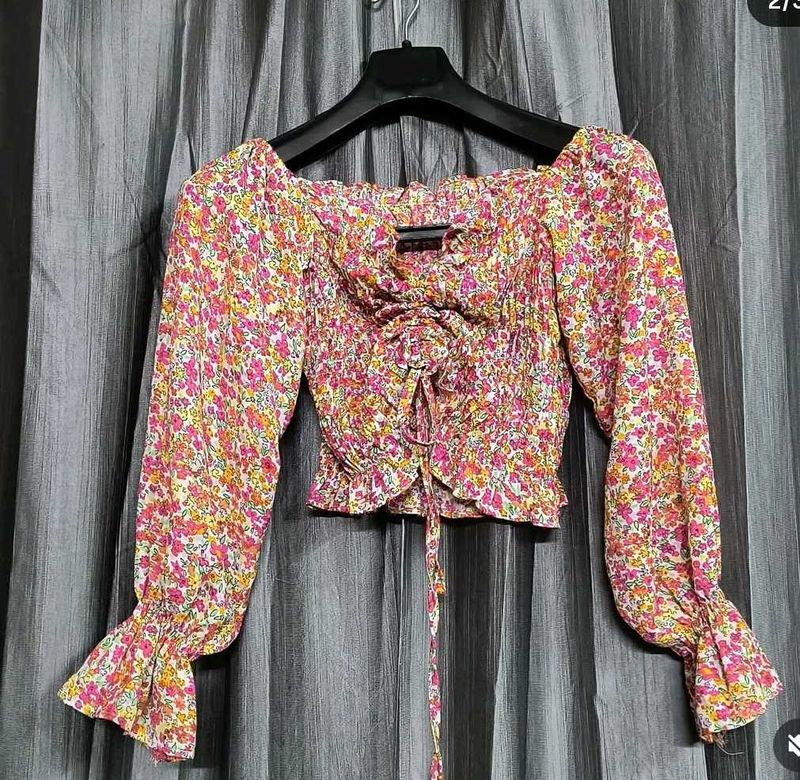 Floral Multi Color Top