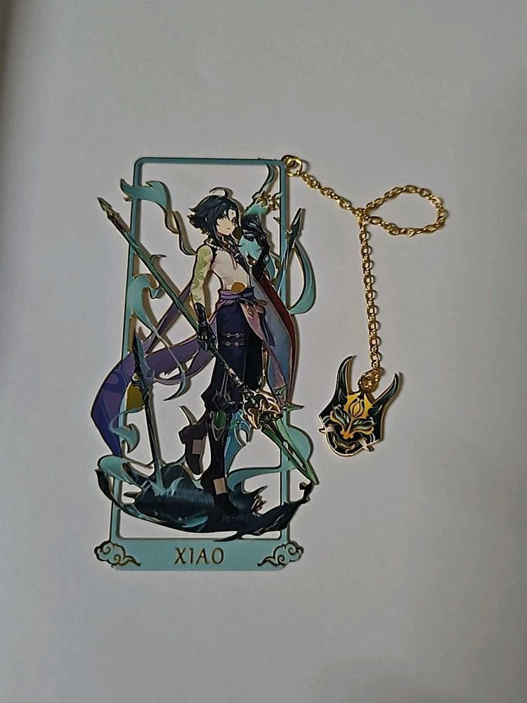 Genshin Impact Xiao Steel Bookmark ✨