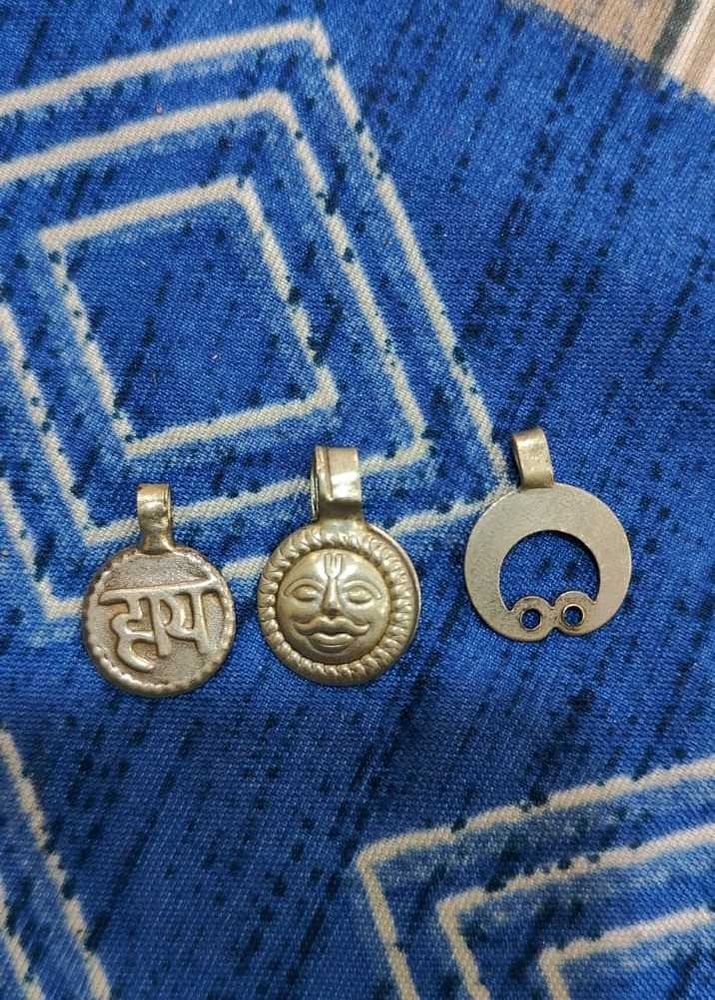Vintage Silver Pendants (Set of 3)
