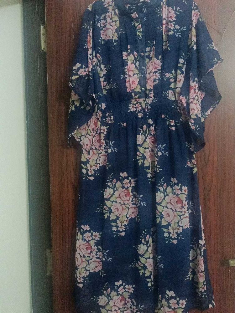 Floral Print Midi Dress