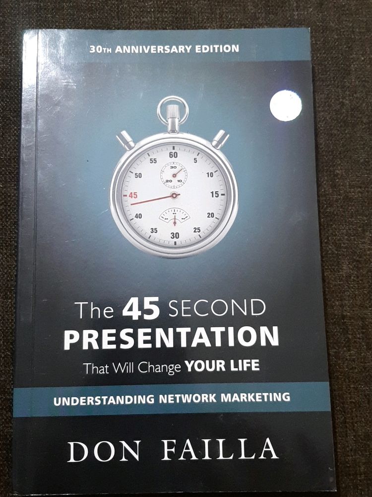 THE 45 SECOND PRESENTATION - Self Help Book