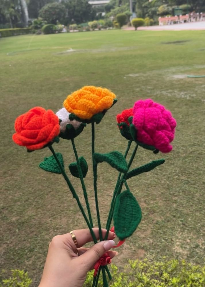 Crochet Dlower Bouquet