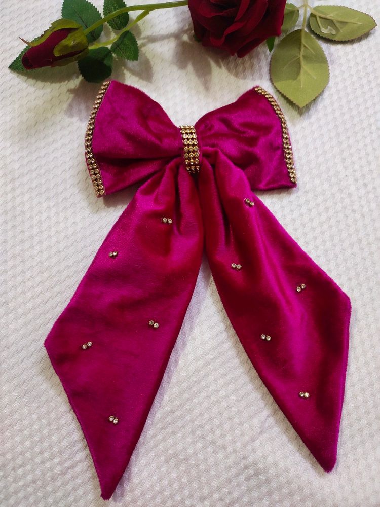 Velvet Fancy Bow