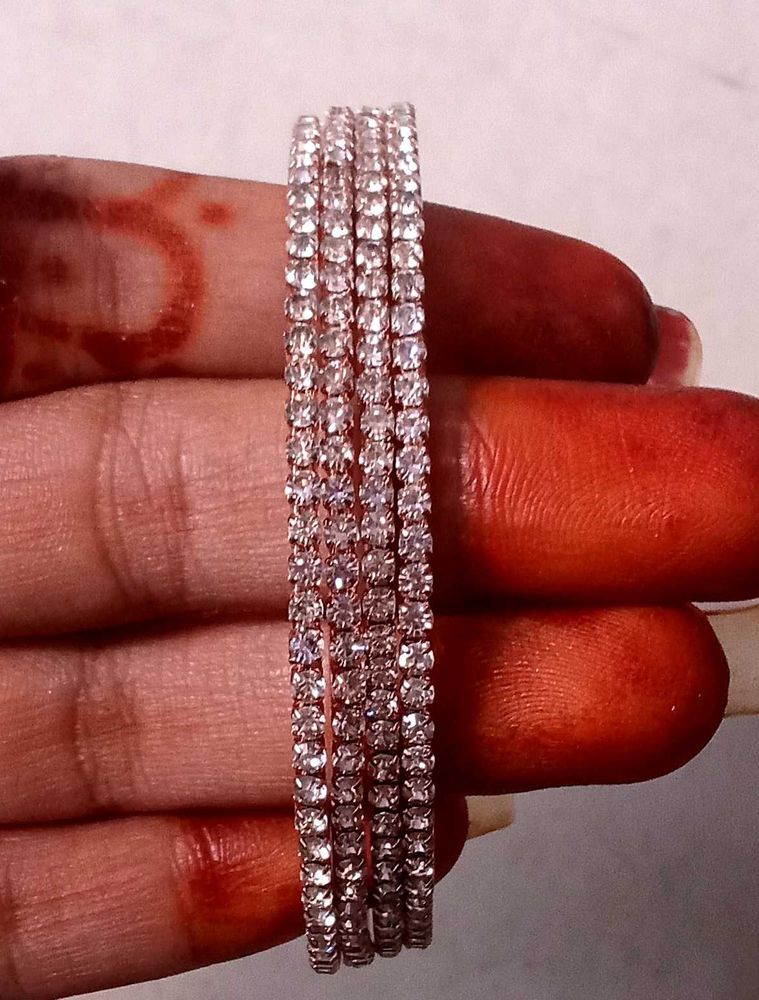 Sparkling Crystal Bangles