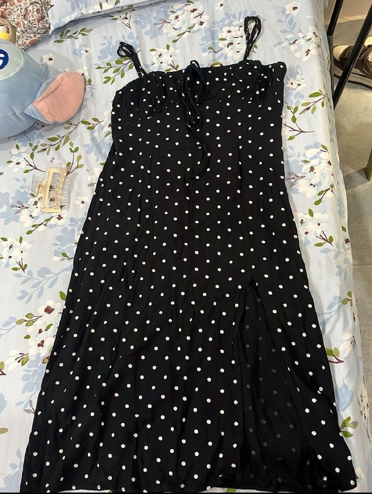 Polka Dot Slip Dress
