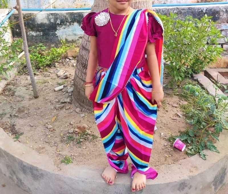 Lilpicks Brand Saree Style Ethnic Wear