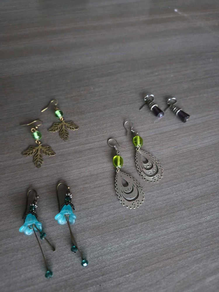 Earring Bundle 4 Fashion Jewllery