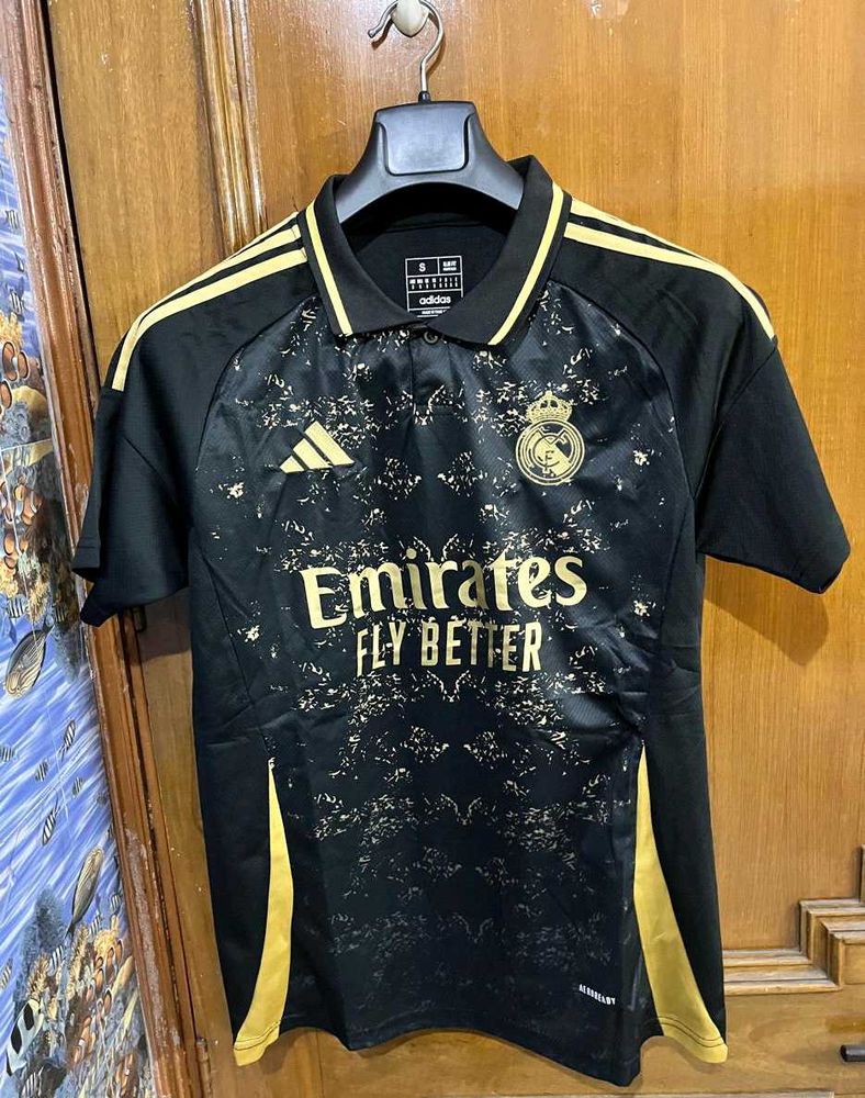 ADIDAS REAL MADRID BLACK GOLDEN SPECIAL JERSEY S(3