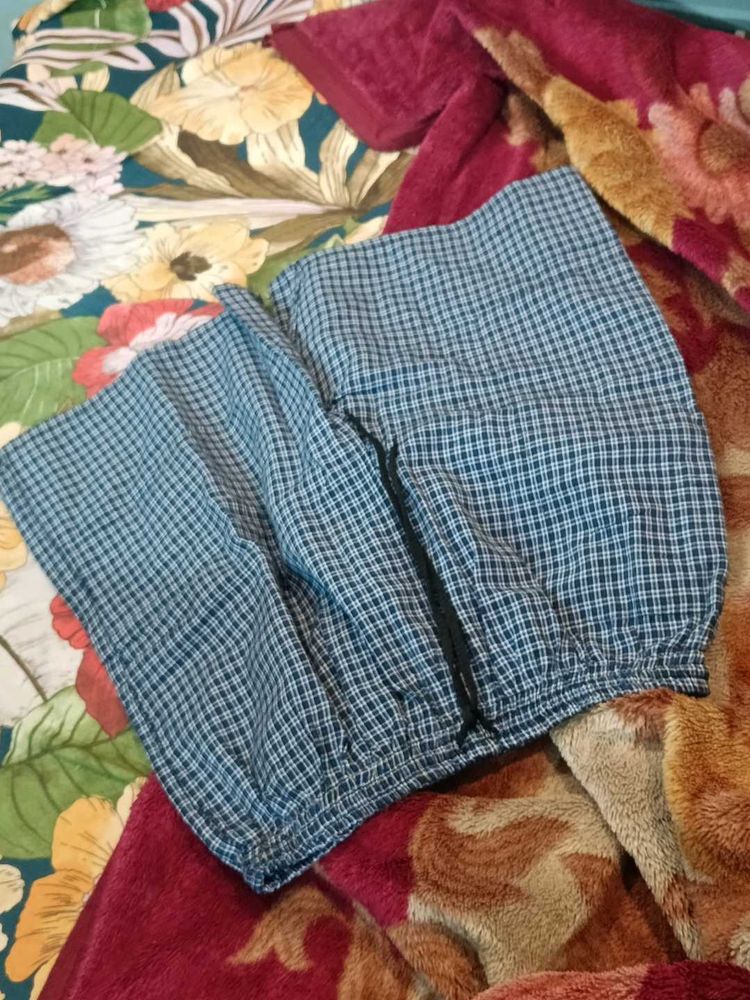 Checked Shorts