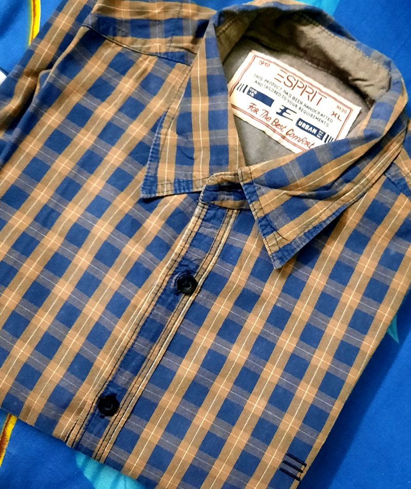 New CHECK SHIRT Cotton 100%