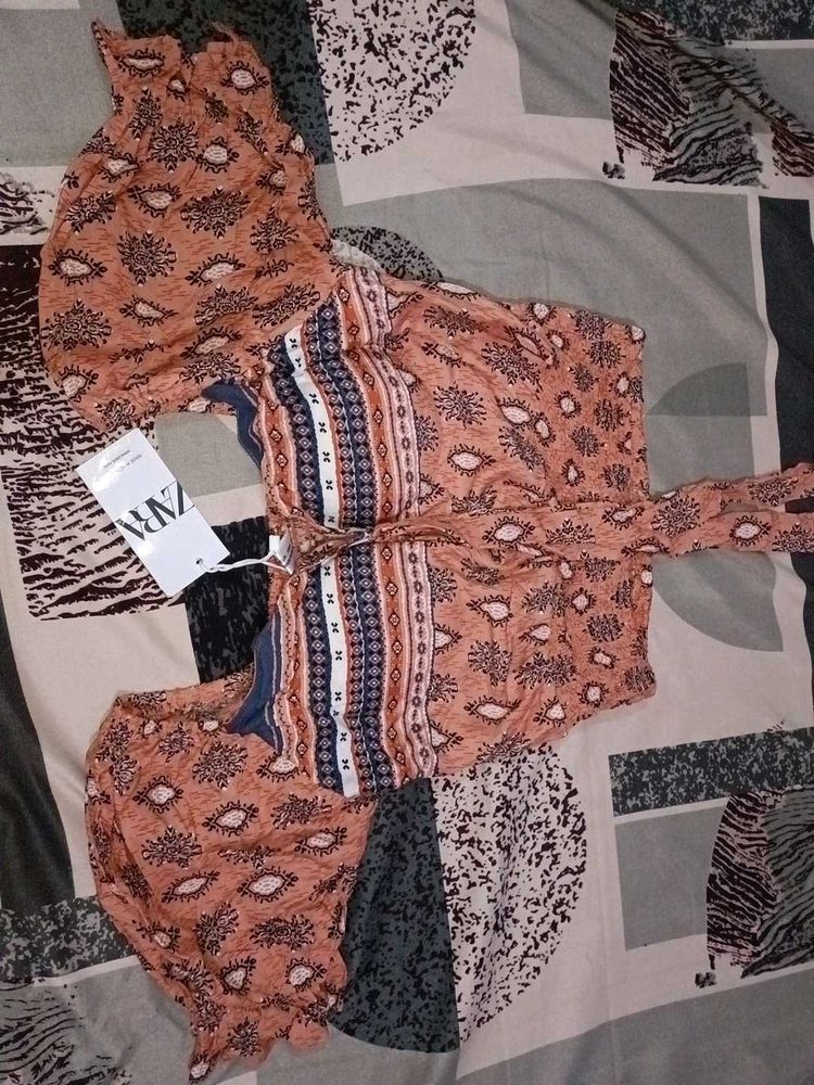 Zara Printed Top