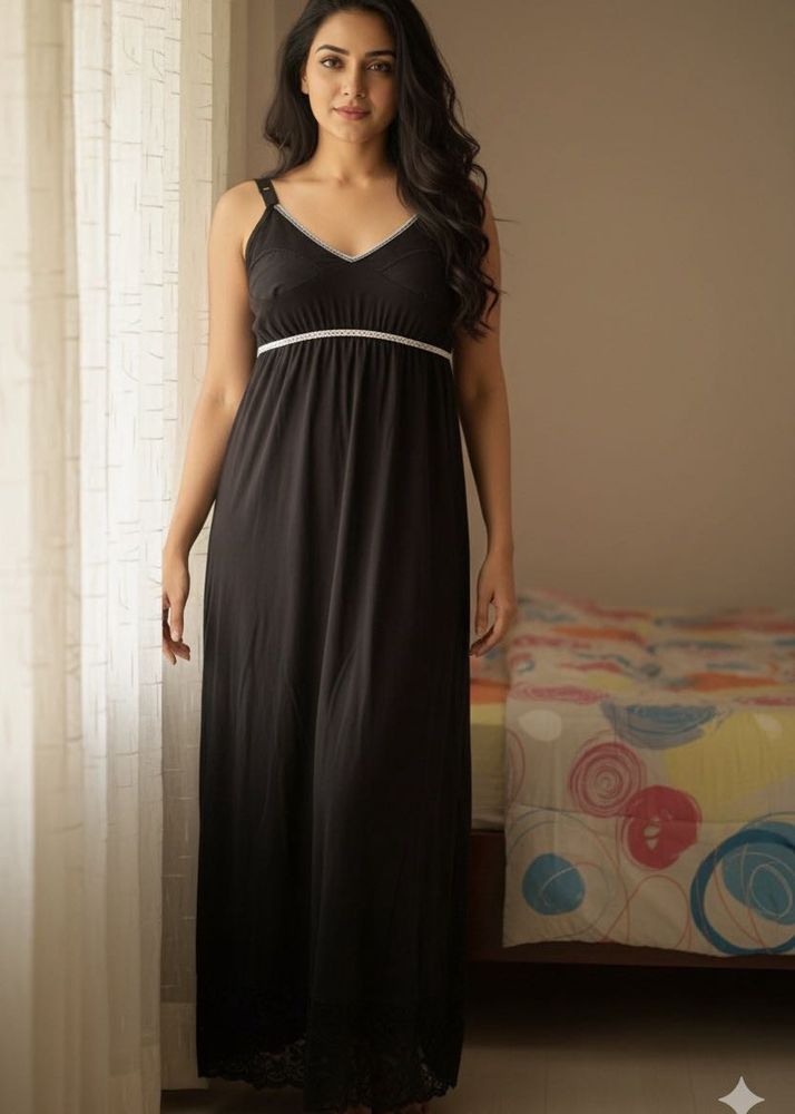 Elegant Black Nightgown