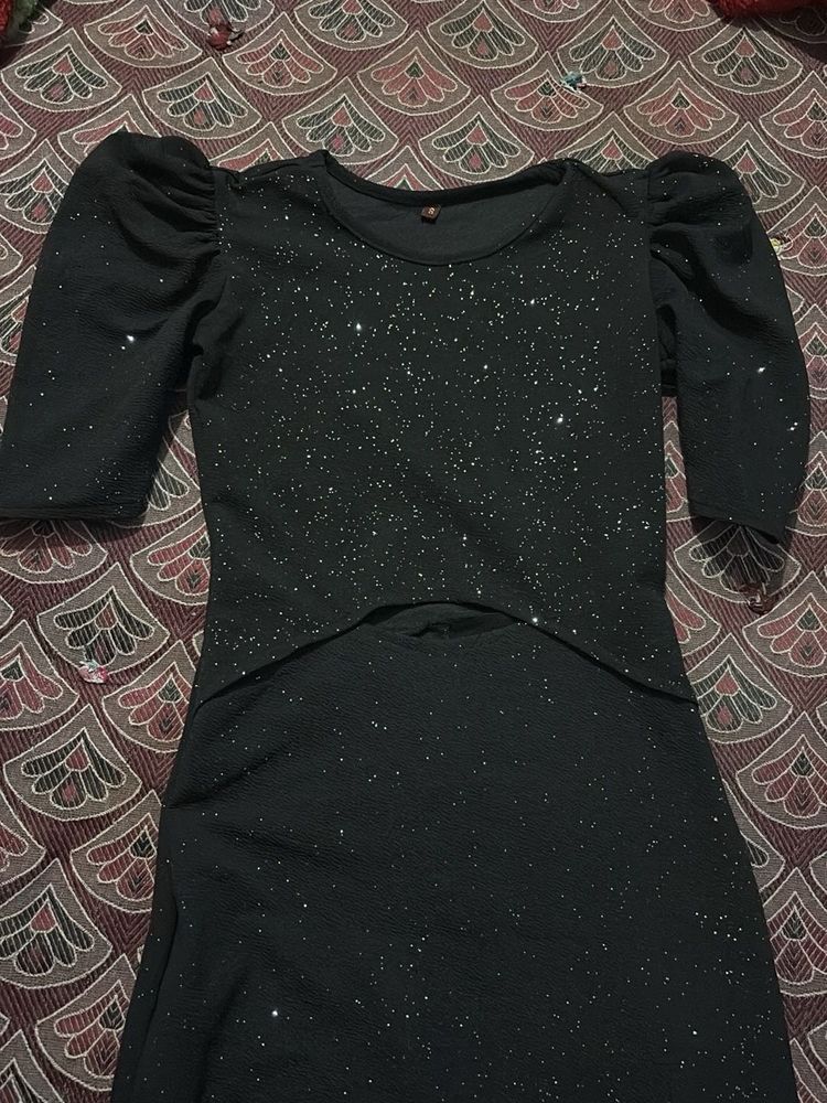 Sparkly Black Party Dress