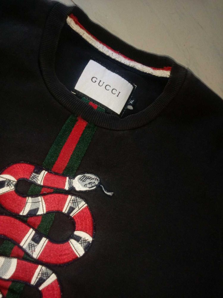 Gucci Snake Embroidered Sweatshirt