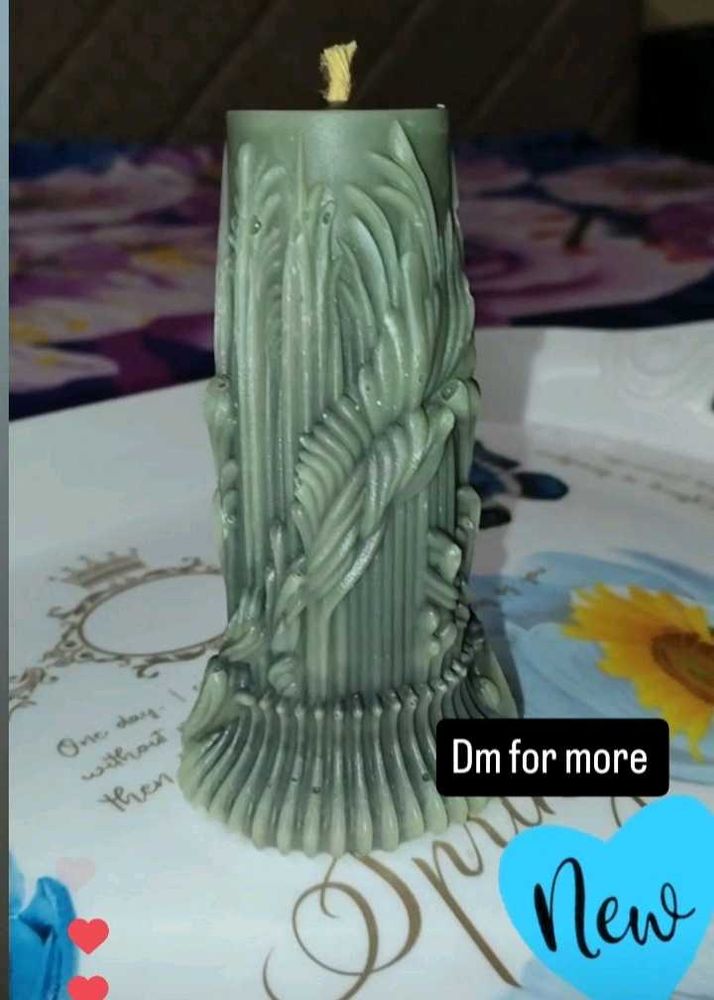 Unique Carved Candle