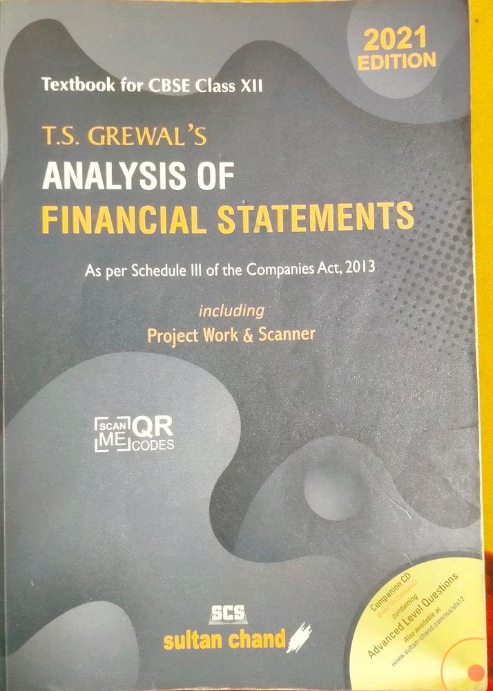 CLASS 12 ACCOUNTANCY BOOK, SULTAN CHAND PUBLICATIONS