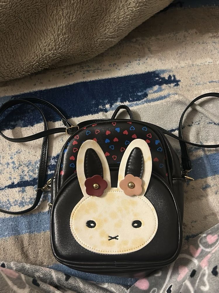 Bunny Mini Backpack/ sling bag