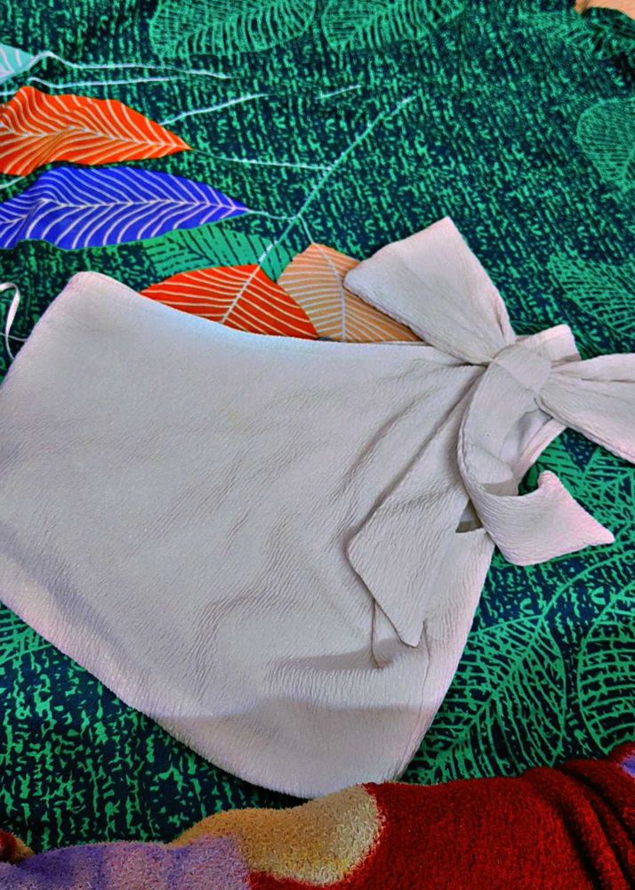 white off shoulder top