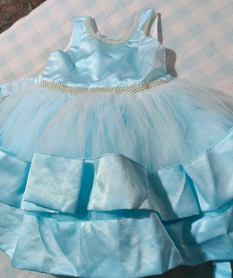 Adorable Light Blue Party Dress
