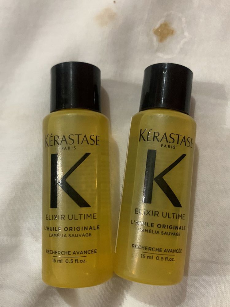 Kerastase Elixir Ultime Hair Oil 15 Ml Pack Of 2