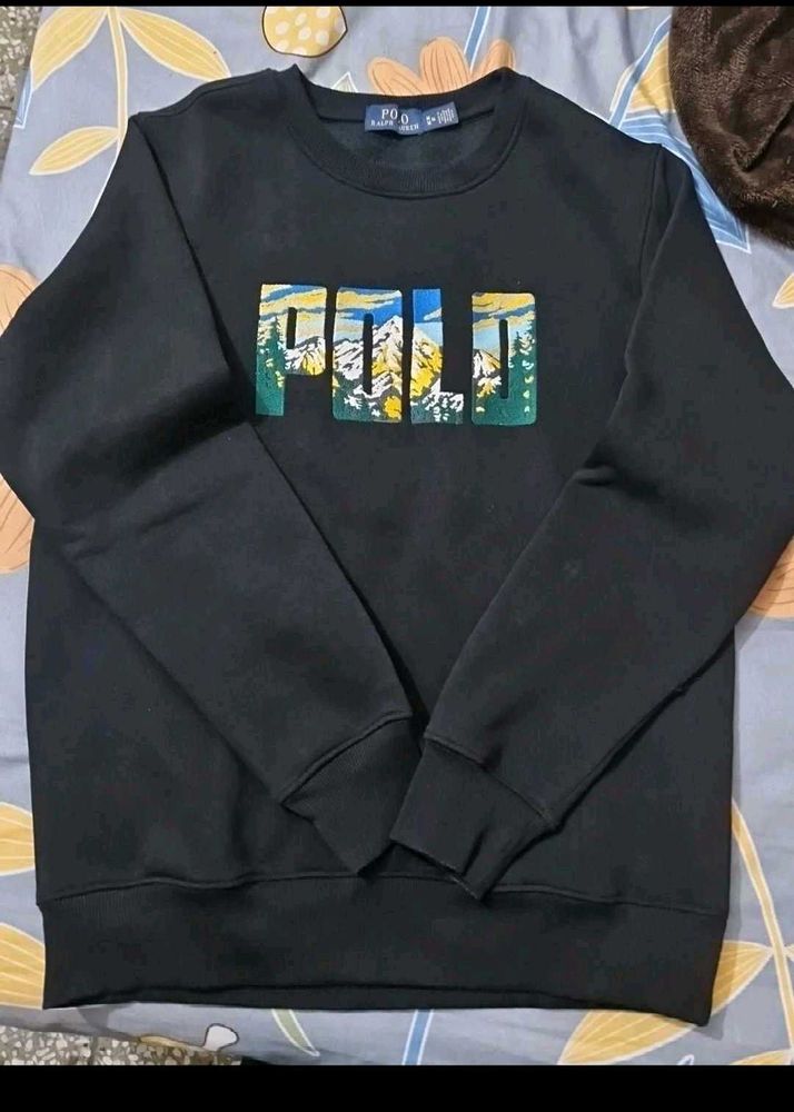 Polo Black Graphic Sweatshirt