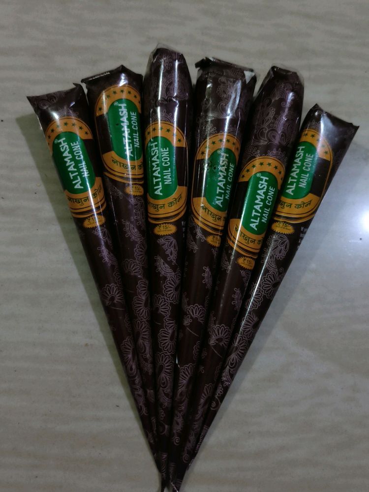 Eid Altamash Nails &amp; Mehndi Cone (6piece)